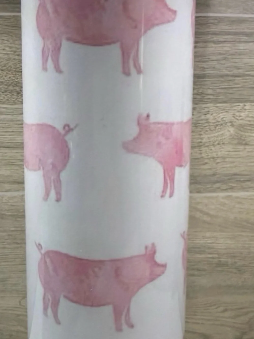 Pink Pig Pattern Decorative tumbler